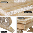 Lightnpro Mango Wood Rectangular Coffee Table - Image 3