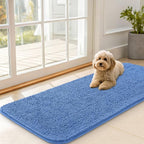 OLANLY Dog Door Mat for Muddy Paws 47x20, Super Absorbent Chenille Mud Mat | by OLANLY