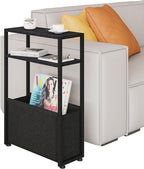 Leomonio Narrow Side Table, Slim Side Table - Image 7