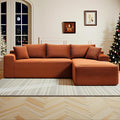 108" Cloud Sectional Couch, Modern Modular Sectional Sofa by HANXIN