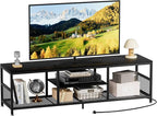 VECELO TV Stand with Power Outlets by VECELO