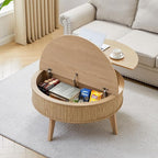 Round Lift Top Coffee Table - Image 8
