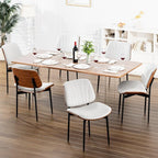 YaFiti Dining Chairs Set of 6, Dining Room and Kitchen Chairs, Mid Century - Image 7