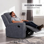 Betsy Furniture Soft Microfiber Manual Reclining Sofa Set, Sofa w/Dropdown Table - Image 7