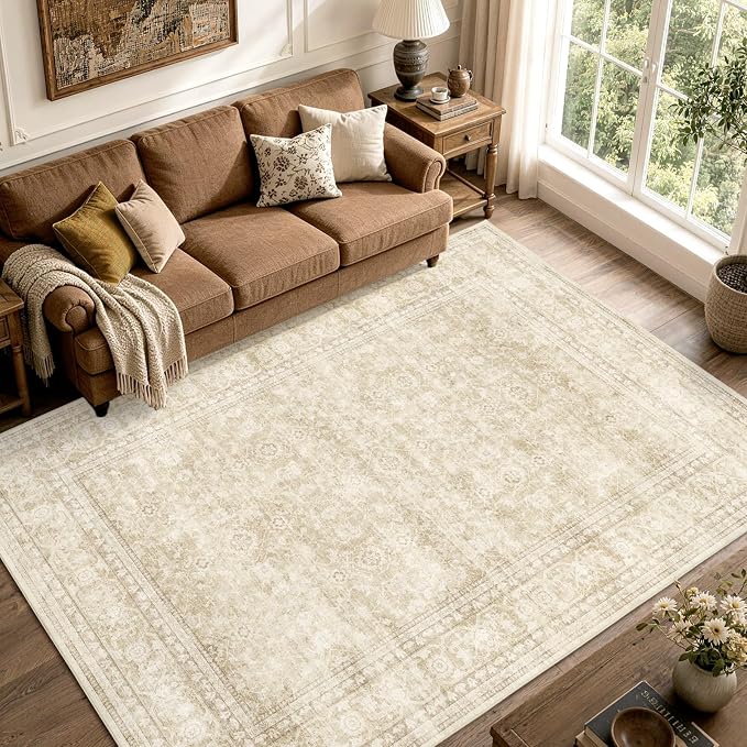 6x9 Ft Large Area Rugs for Living Room, Soft Non-Slip Machine Washable Rug - Image 3