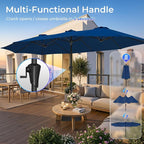 SUPERJARE 15FT Outdoor Patio Umbrella - Image 6