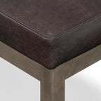 SIMPLIHOME Milltown Small Ottoman Bench - Image 8