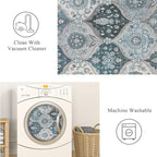 Lahome Moroccan Trellis Front Door Mat Indoor Entrance, 2x3 Rugs - Image 4
