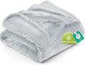 Utopia Bedding Soft Fleece Bed Blanket King Size Light Grey | Microfiber Plush by UTOPIABEDDING