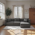 Acanva Luxury Modular Sectional Living Room Sofa Set, Modern Minimalist Style by acanva