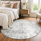 RELEANY Washable Round 6ft Area Rug by RELEANY