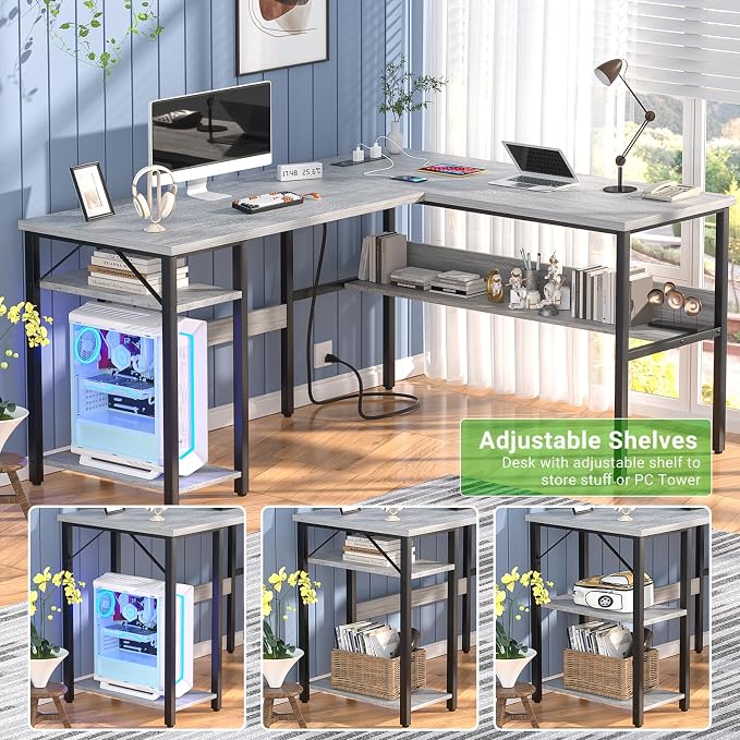 Unikito L Shaped Computer Desk - Image 6