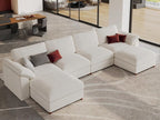 EASE MOOSE Cloud Sectional Modular Sofa, Oversized U Shape Sectional Couch Wide - Image 4