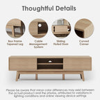 TOLEAD 59" TV Console, Mid Century Modern TV Stand - Image 5