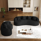 Oversized Sectional Sofa for Living Room, Modern Luxury Plush Chenille 4-Seater - Image 8