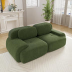 Boneless Sectional Couch, No Assembly Required, 81.8” Modular Cloud Sofa by ModonChicSofasCouches