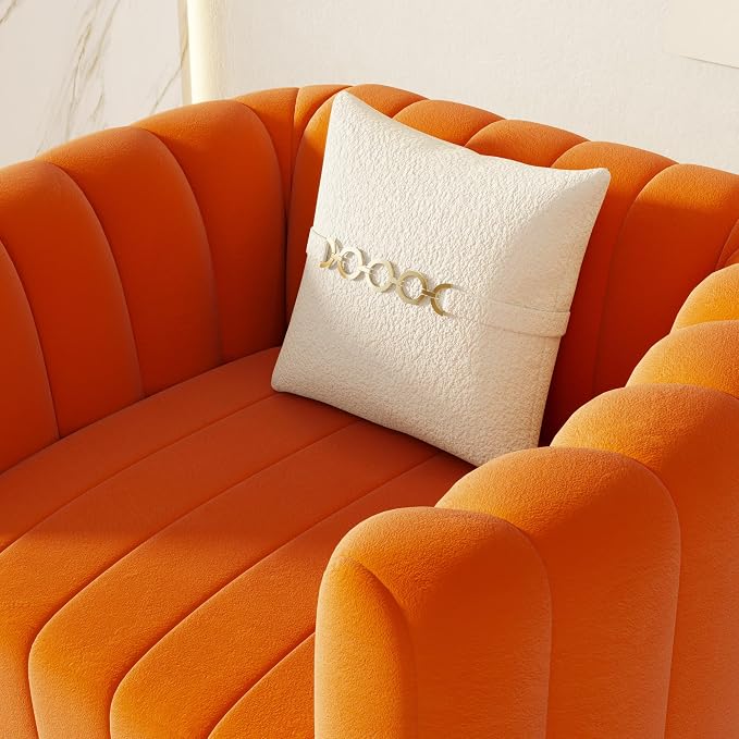 42" Velvet Sofa Chair for Living Room, Modern Single Sofa - Image 5