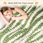 L'AGRATY Chunky Knit Throw Blanket - Image 7