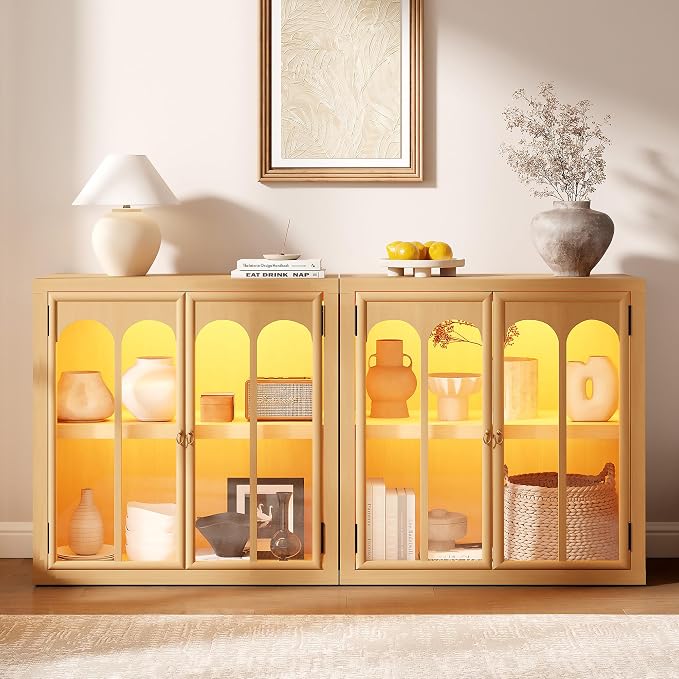 Fatmok Sideboard Buffet Cabinet Set of 2 by Fatmok
