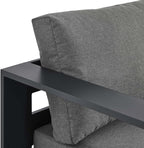 Modway Tahoe Aluminum Outdoor Chaise Lounge in Gray Charcoal - Image 7