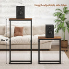 TUTOTAK End Table, Side Table, Tall Couch Table, Sofa Table, Living Room - Image 3