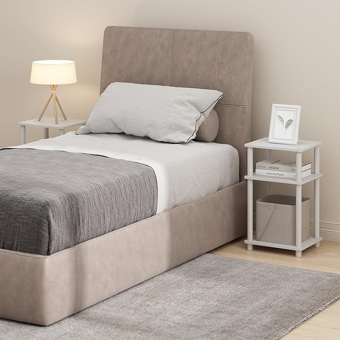 Furinno Just Turn-N-Tube Open Storage Nightstand, 1 Pack - Image 10