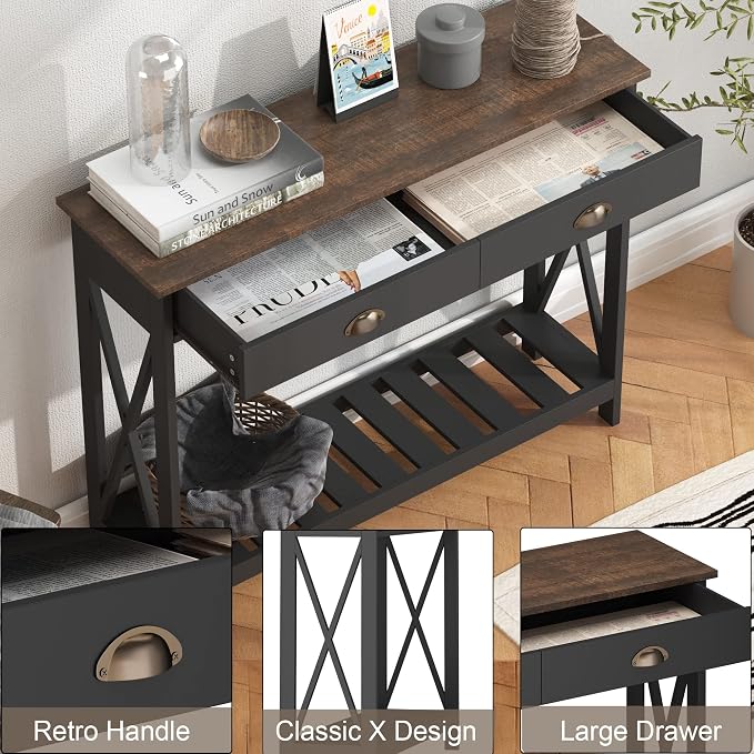 ChooChoo Farmhouse Console Table - Image 6