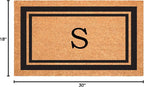 Calloway Mills 152961830S Black Border 18" x 30" Monogram Doormat - Image 3