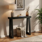 Plank+Beam Solid Wood Console Table, 36 Inch, Sofa Table, Narrow Entryway Table by PlankBeam