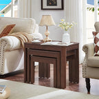 Joaxswe Farmhouse Nesting Tables Set of 3, Living Room Table Set - Image 5
