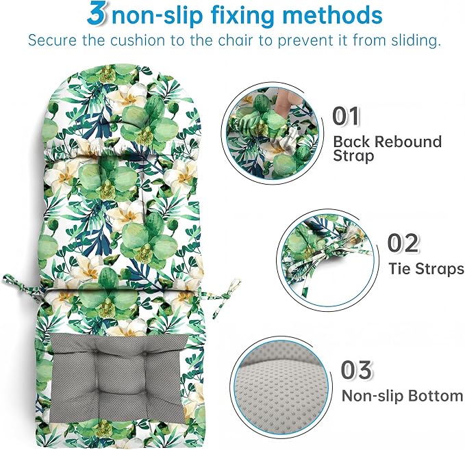 Custom Printing Rocking Chair Cushions Set - Image 5