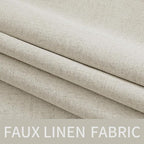 MIULEE 100% Blackout Linen Curtains - Image 5