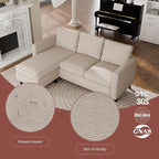Nuturelly Convertible Sectional Sofa Couch - Image 4