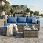JAMFLY 3-Piece Outdoor Sectional Sofa Set - Image 3