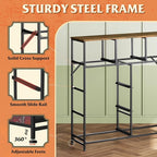 WLIVE 9 Drawer Dresser, Fabric Storage Tower - Image 7