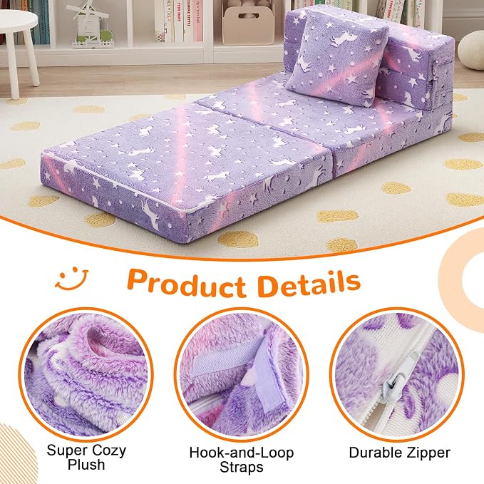 MeMoreCool Foldable Futon Chair Bed - Image 7
