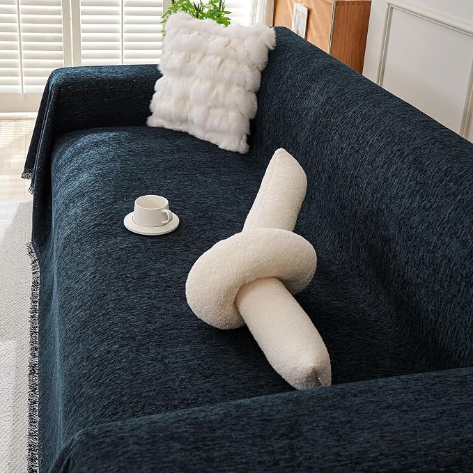VClife Couch Cover for Sofa, Soft Washable Chenille Couch Covers for 2 Cushion - Image 7