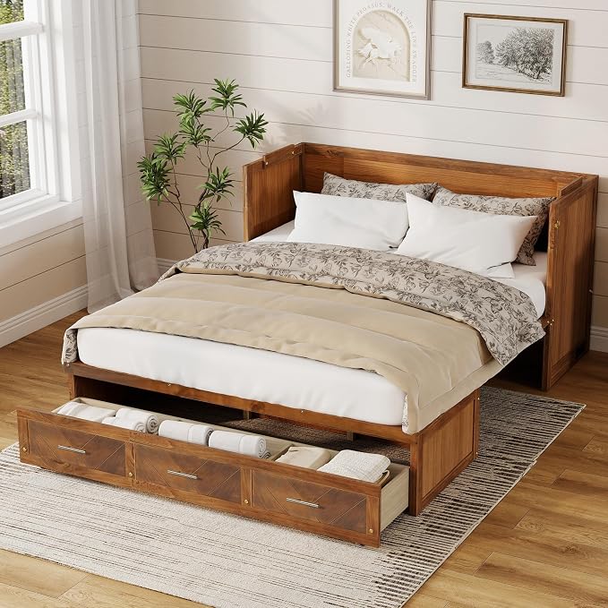 KEIKI Queen Murphy Bed Cabinet - Image 4