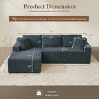 96" Sectional Couches for Living Room Cloud Couch Sofa - Image 2