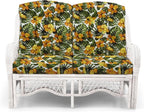 Malibu Lounge Loveseat Sofa Natural Rattan Wicker Handmade Design - Image 3
