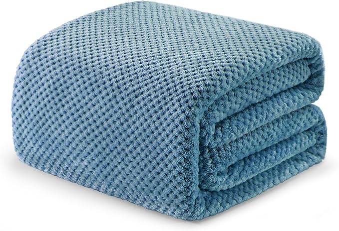 Exclusivo Mezcla Large Waffle Fleece Throw Blanket - Image 8