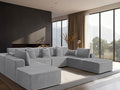 138" Cloud Sectional Couch, Comfort U Shaped Sofa by VYUXWO