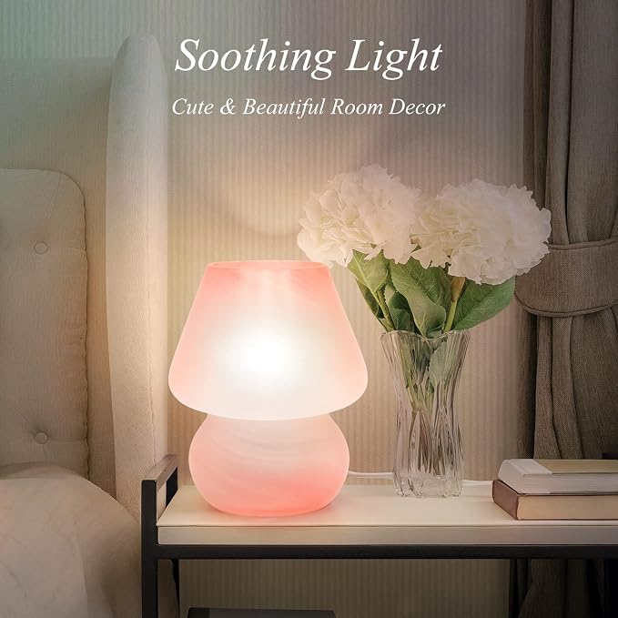 ONEWISH Mushroom Lamp Cute Table Lamp - Image 3