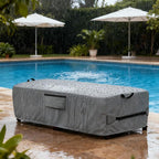 Waterproof Patio Lounge Chair Cover 2 Pack, Heavy Duty 600D Waterproof Outdoor - Image 6
