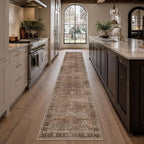 Schweek 2x12 Runner Rug Non-Slip Washable Neutral Rugs - Image 3