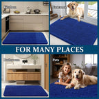 OLANLY Dog Door Mat for Muddy Paws 50x30, Super Absorbent Chenille Mud Mat | - Image 8