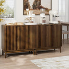 Kiasthome Wooden Sideboard Buffet Cabinet - Image 4