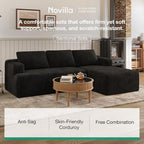 Novilla L-Shape Sectional Couches - Image 10