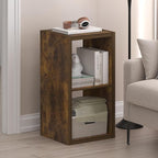 Furinno Cubicle Book Shelf, 2-Cube Bookshelf, Extra Thick Frame Horizontally & - Image 2