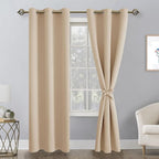 Blackout Curtains for Bedroom, 38 x 84 Inches Long, 2 Panels | Thermal - Image 8